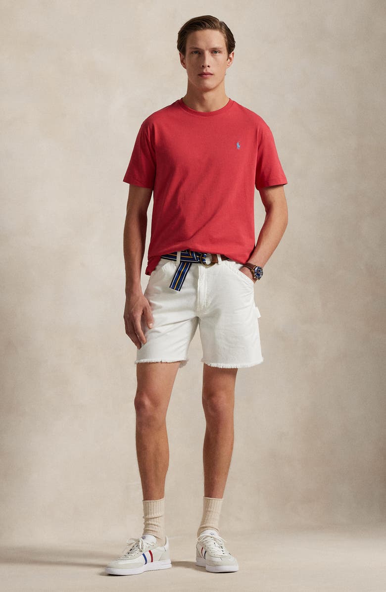 Polo Ralph Lauren Embroidered Short Sleeve Jersey T-Shirt, Alternate, color, 