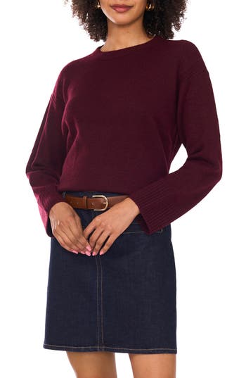 Vince Camuto Relaxed Fit Sweater In Red