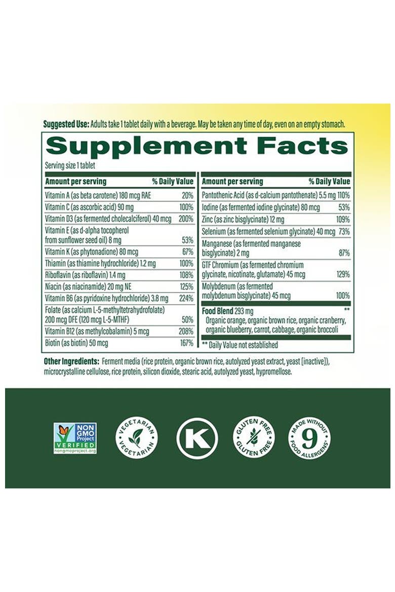 One Daily Multivitamin for Men 55+ with Methylated B12, Healthy Aging, Vegetarian, 120 Tablets, Alternate, color, None