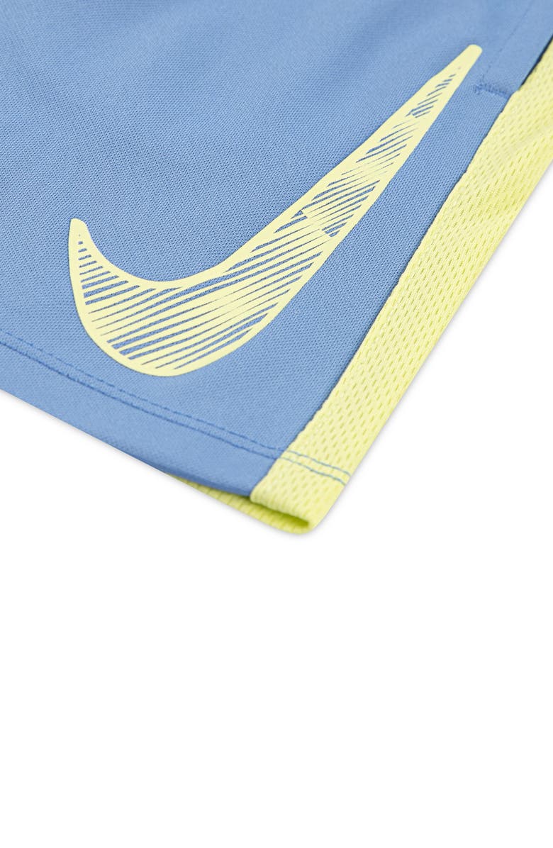 Nike Kids' Dri-FIT Mesh Athletic Shorts, Alternate, color, Blue Beyound