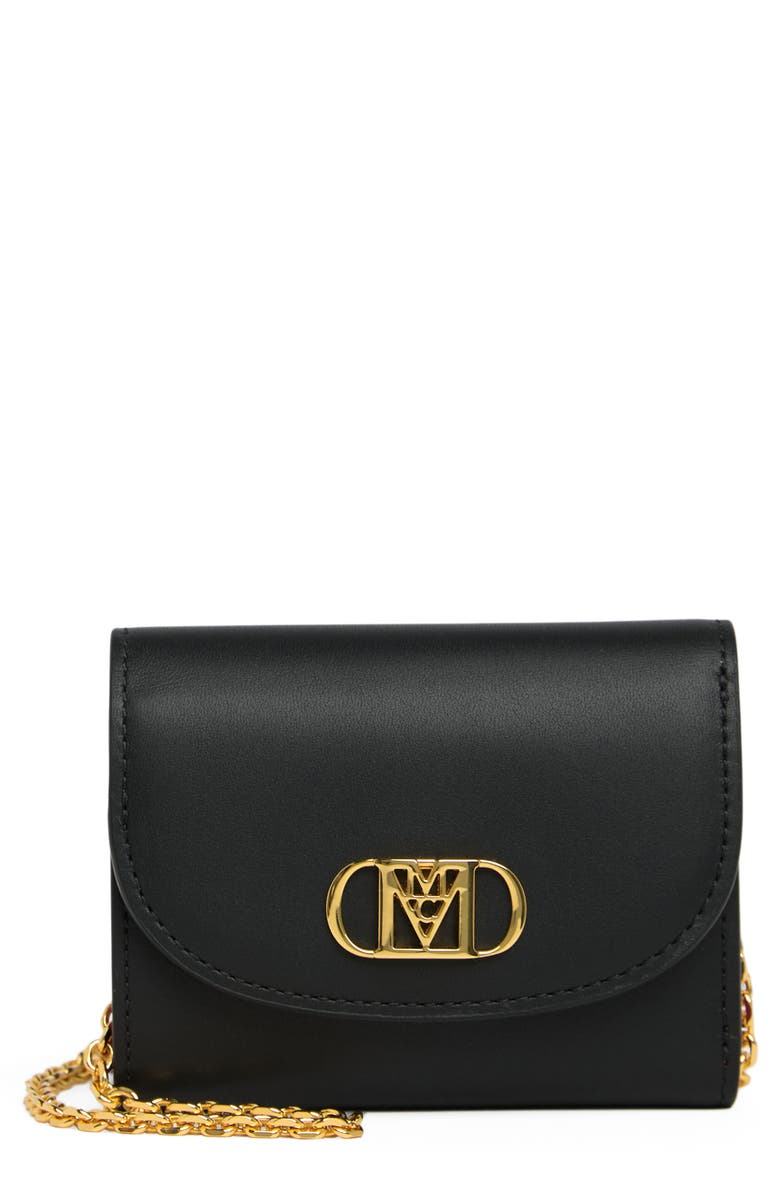 MCM Mode Travia Leather Chain Wallet, Main, color,