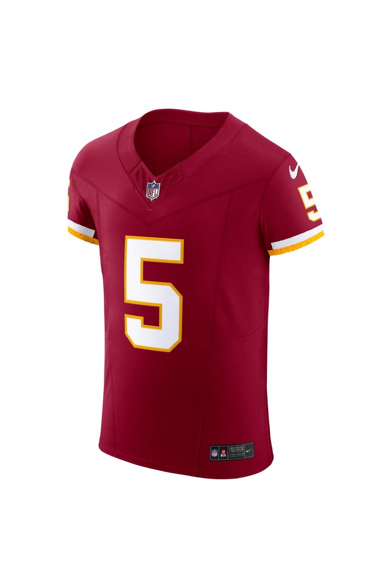 Men's Nike Jayden Daniels Burgundy Washington Commanders Team Vapor F.U.S.E. Elite Jersey, Alternate, color, Burgundy