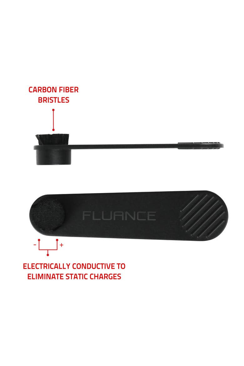 Anti-Static Carbon Fiber Stylus Cleaning Brush, Alternate, color, Black