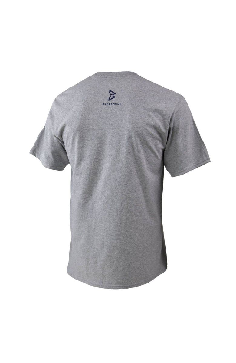 Beast Mode Men's Beast Mode Heather Gray Cal Bears Co-Branded Logo T-Shirt, Alternate, color,