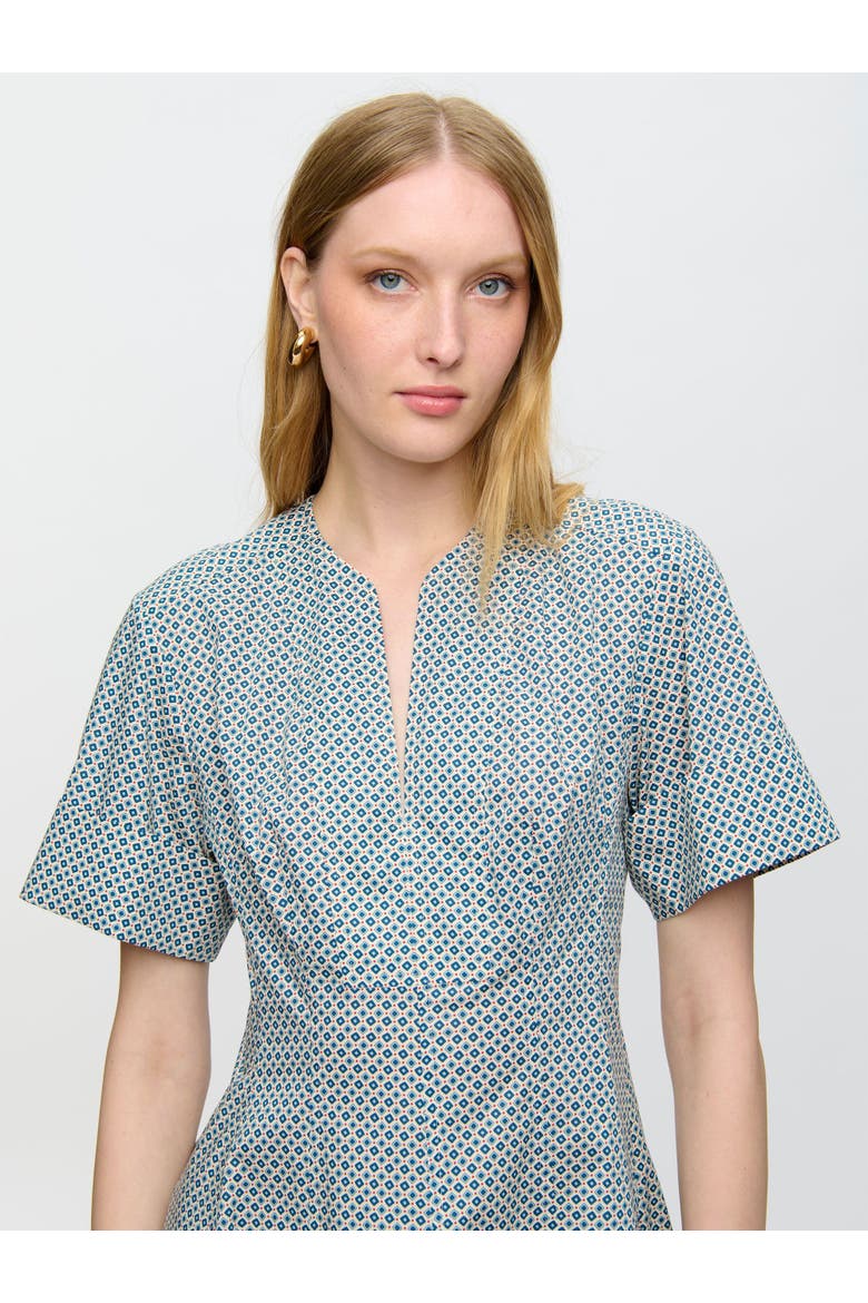 Sora Flared dress Blue Print, Alternate, color, Blue Print