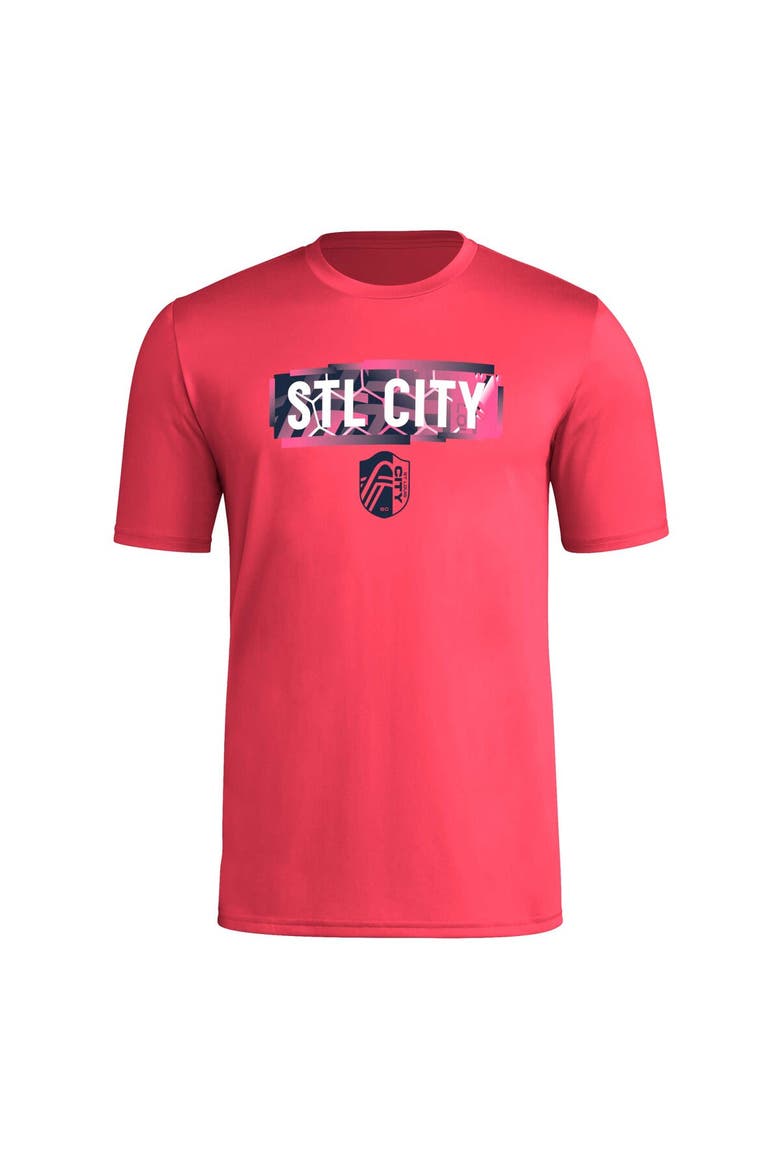 Men's adidas Red St. Louis City SC Local Pop AEROREADY T-Shirt, Alternate, color, Red