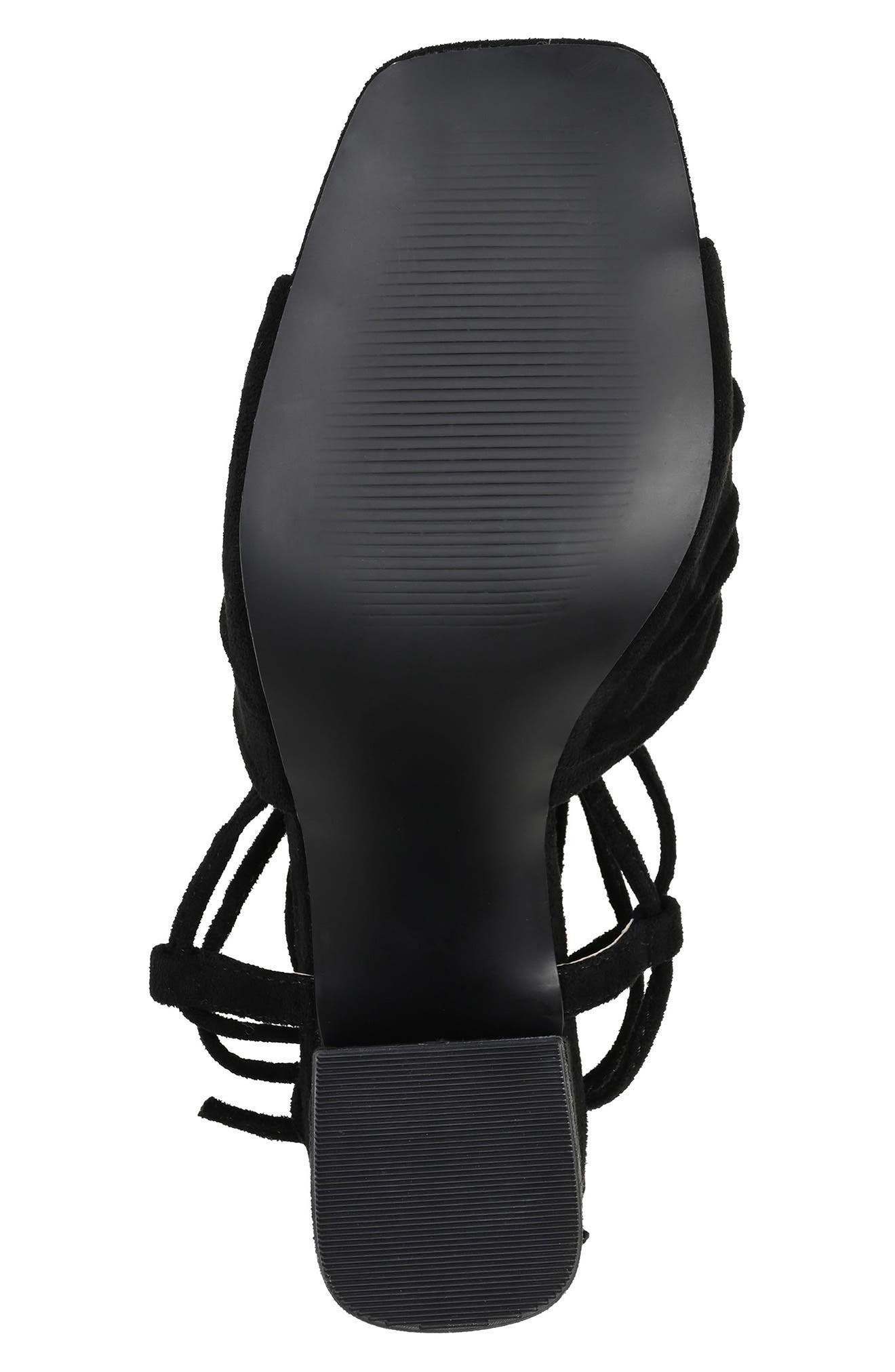 Journee Collection Felisity Vegan Lace-Up Tie Pump, Alternate, color, Black