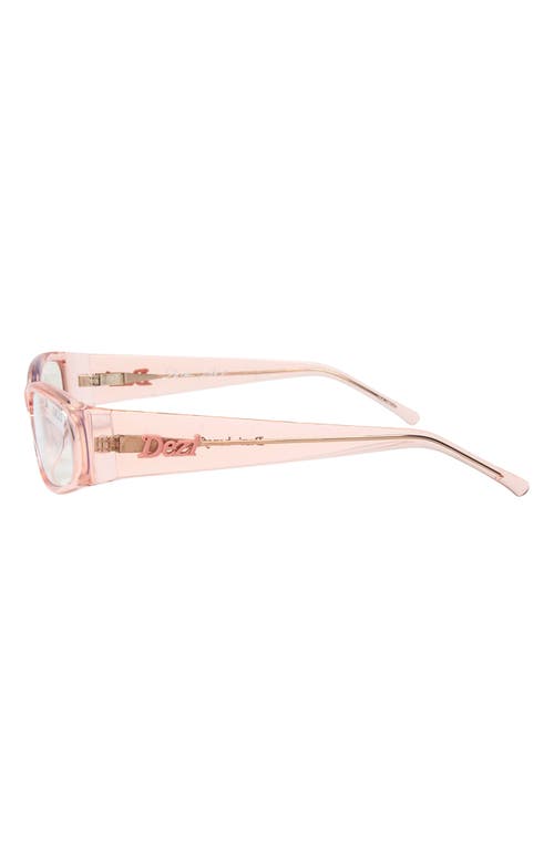 Dezi Desk Sidez 57mm Rectangular Blue Light Blocking Glasses In Multi
