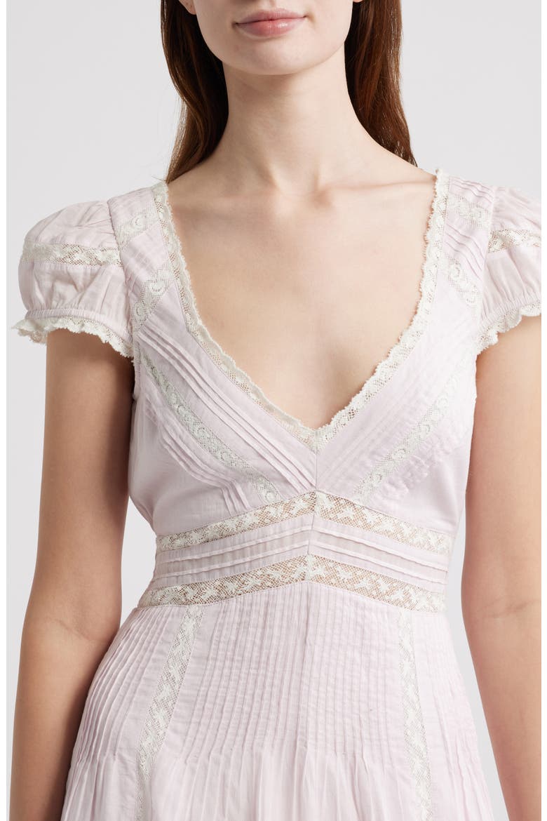 Suvi Lace Puff Sleeve Maxi Dress, Alternate, color, ORCHID ICE