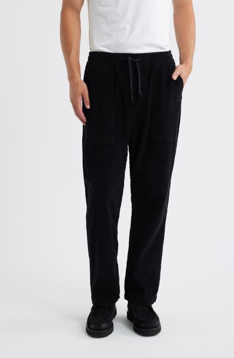 Organic Cotton Corduroy Drawstring Chef Pants
