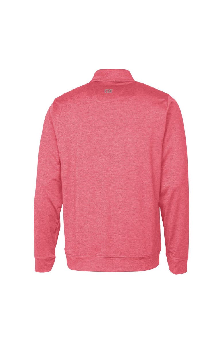 Cutter & Buck Men's Cutter & Buck  Red Arizona Diamondbacks Stealth Heathered Quarter-Zip Pullover Top, Alternate, color, 