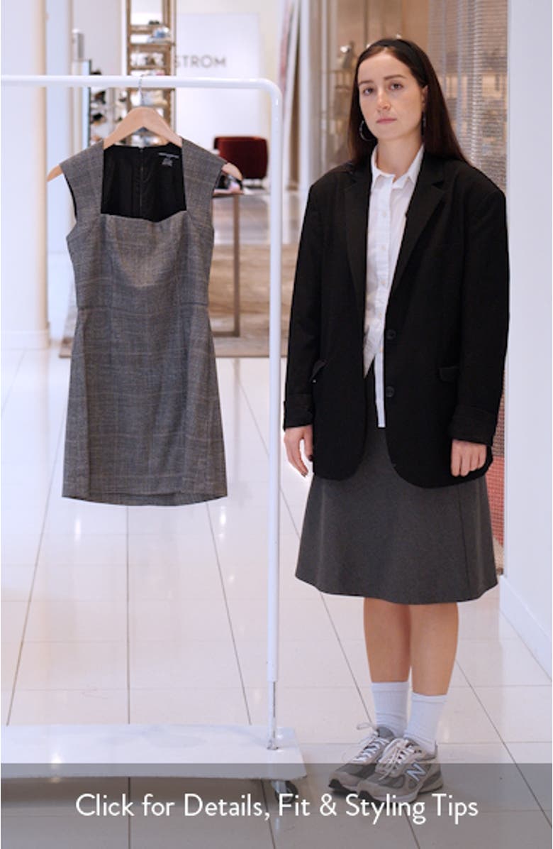 Owen Plaid Minidress, sales video thumbnail