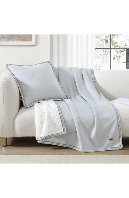 Ugg(r) Kirkwood Uggbraid Throw Blanket In Gray Violet