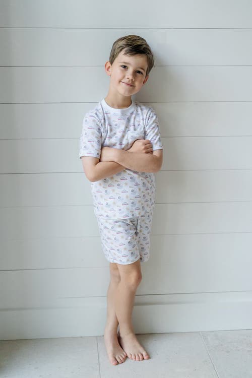 LILA AND HAYES LILA AND HAYES CHARLES BOYS' SHORT SET 