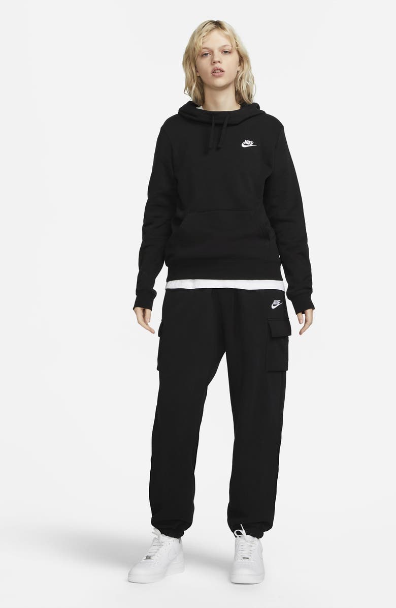 Nike Sportswear Club Fleece Funnel Neck Hoodie, Alternate, color, 