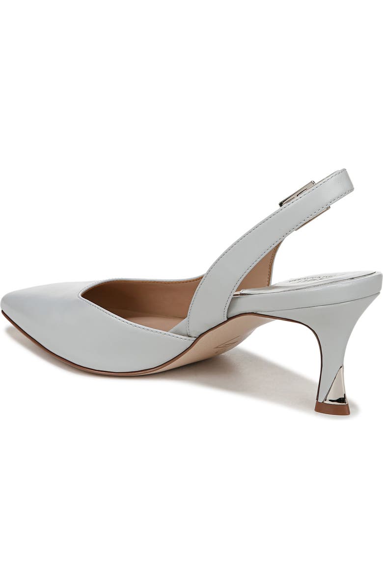 27 EDIT Naturalizer Felicia Slingback Pointed Toe Pump, Alternate, color, Grey Leather
