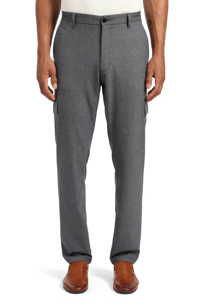 Verona Smart Straight Leg Cargo Chinos, Main, color, NAVY SMART SPORTY