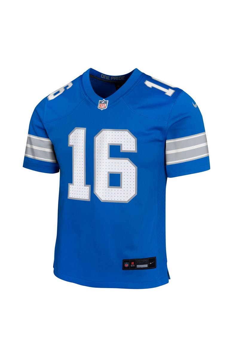 Nike Youth Nike Jared Goff Blue Detroit Lions Team Player Game Jersey, Alternate, color, Blue