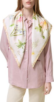 Burberry Blooms of Britain Silk Scarf