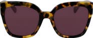 Longchamp Medallion 52mm Tea Cup Sunglasses