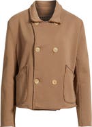 Frank & Eileen Mini Belfast Crop Knit Peacoat