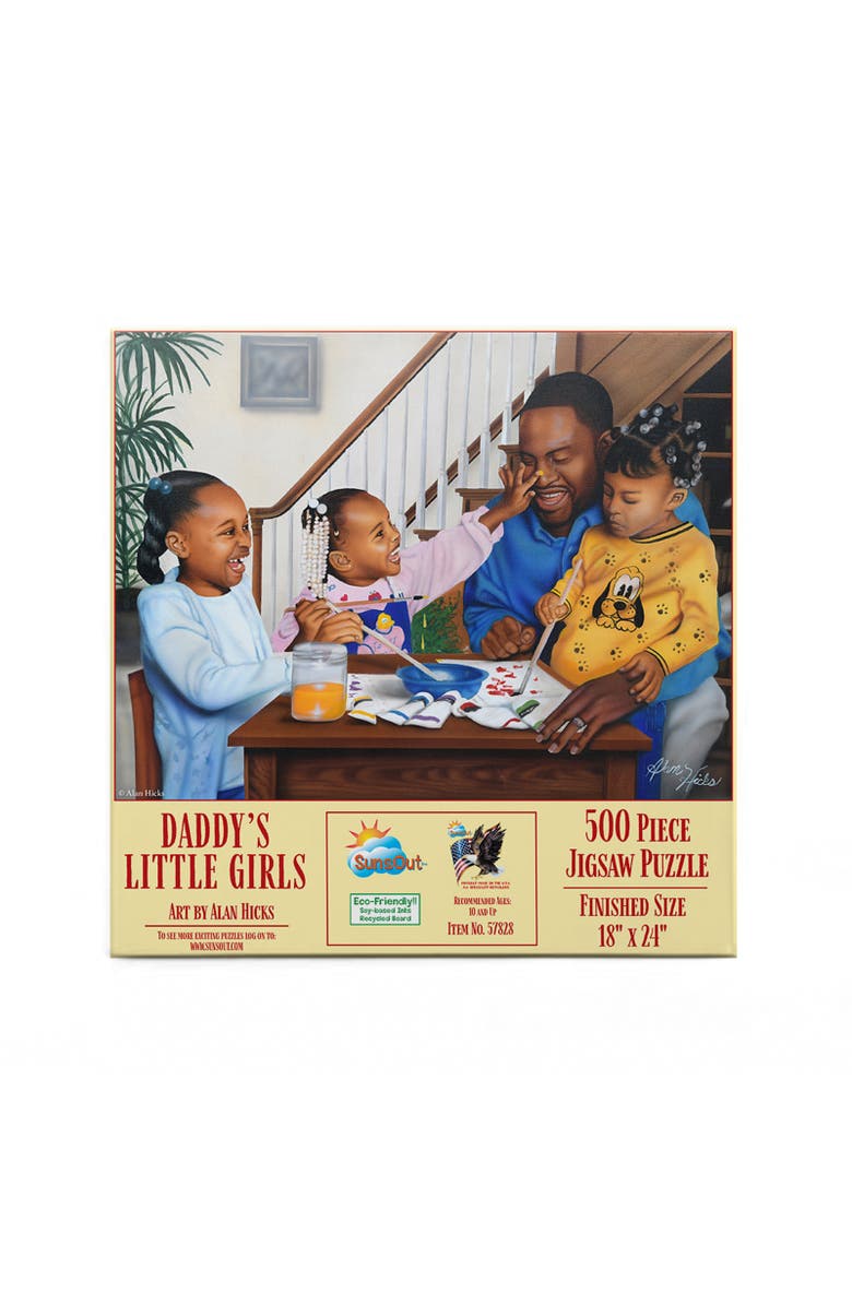 Sunsout Daddy's Little Girls 500 piece Jigsaw Puzzle for Adults, Alternate, color, Multicolor