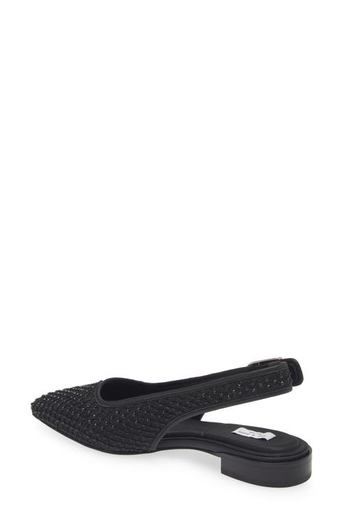 Rag & Bone Astra Slingback Flat In Black Denim
