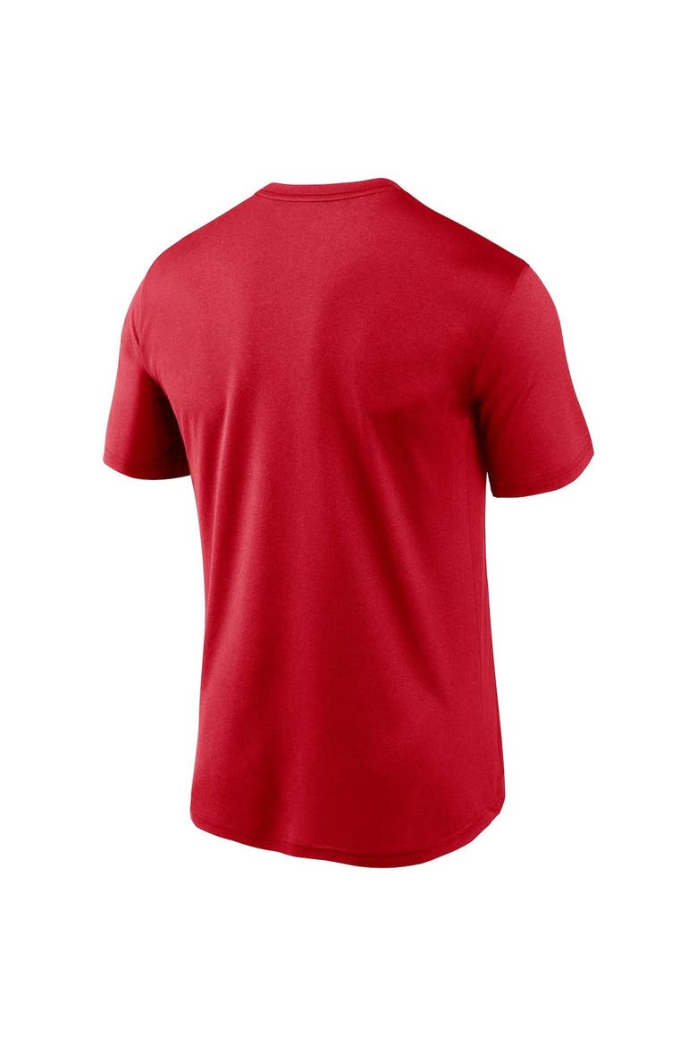 Men's Nike Red Los Angeles Angels Large Logo Legend Performance T-Shirt, Alternate, color, Red