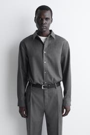COS Relaxed Wool-flannel Shirt