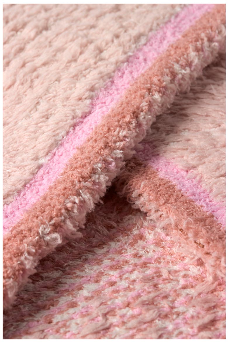 Swan Stroller Blanket, Alternate, color, DUSTY ROSE MULTI