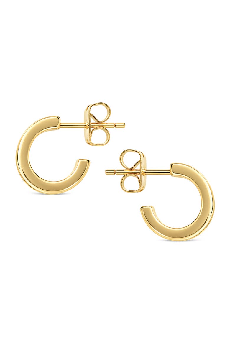 Valencia Braided Huggie Hoop Earrings, Alternate, color, GOLD