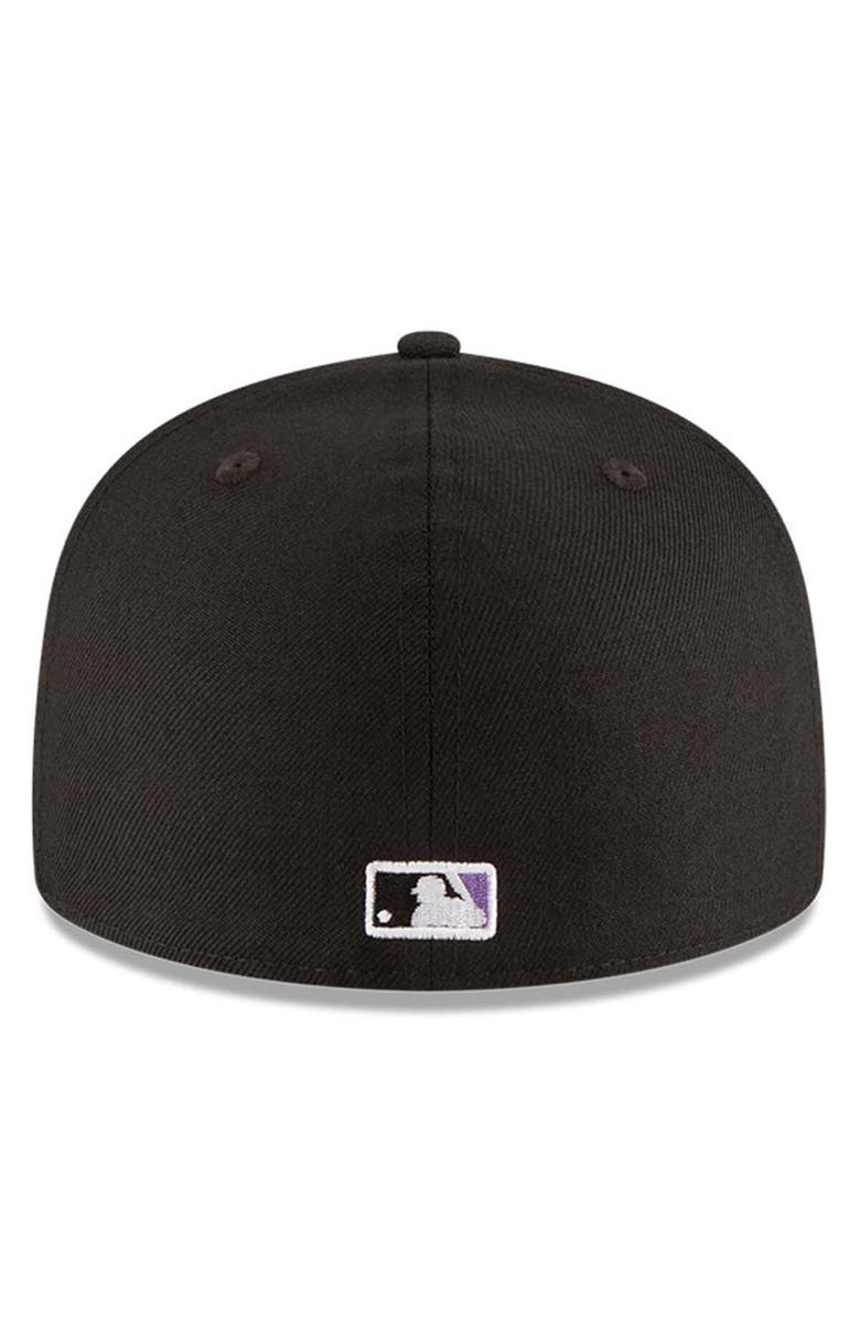 New Era Men's New Era Black Arizona Diamondbacks 2001 World Series Wool 59FIFTY Fitted Hat, Alternate, color, Black