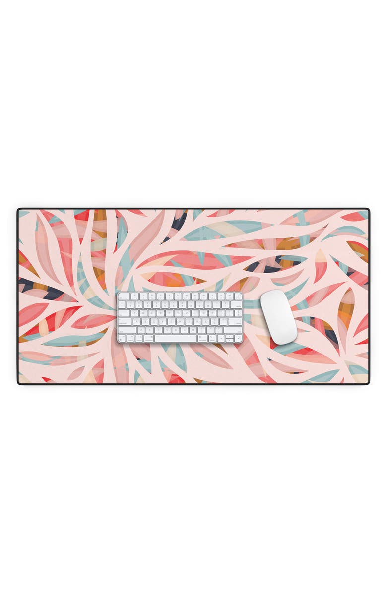Deny Designs Evamatise Abstract Boho Desk Mat, Alternate, color, Multi