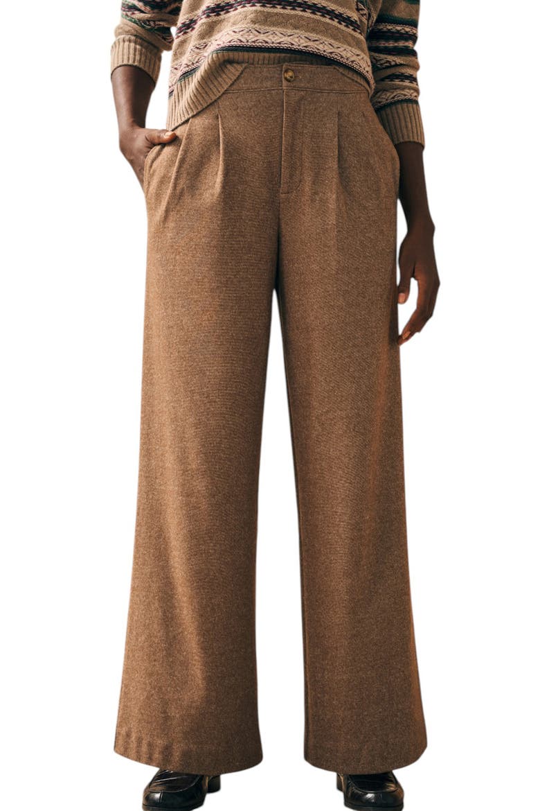 Dream Flannel Trousers, Main, color, CAMEL