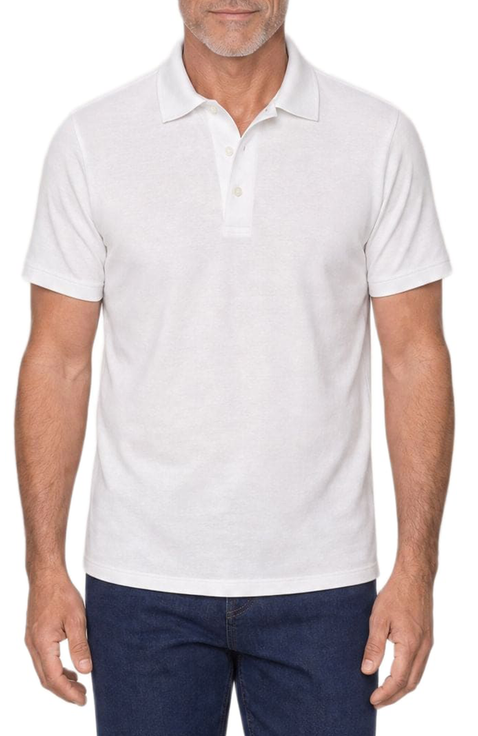 Taylor Pique Linen Polo