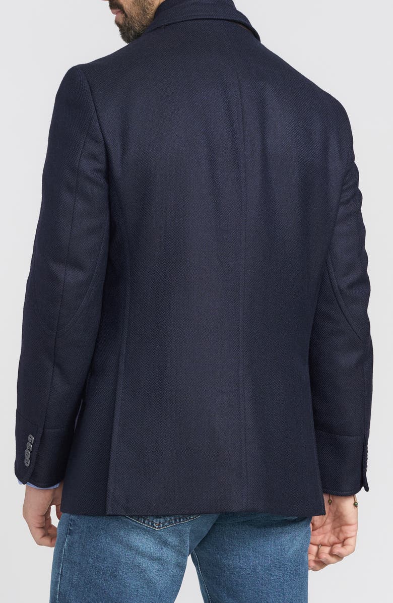 FLYNT Regular Fit Wool & Cashmere Hybrid Sport Coat, Alternate, color, Navy