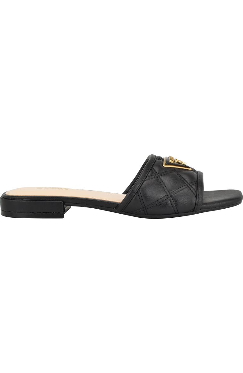 GUESS Tameli Slide Sandal, Alternate, color, Black