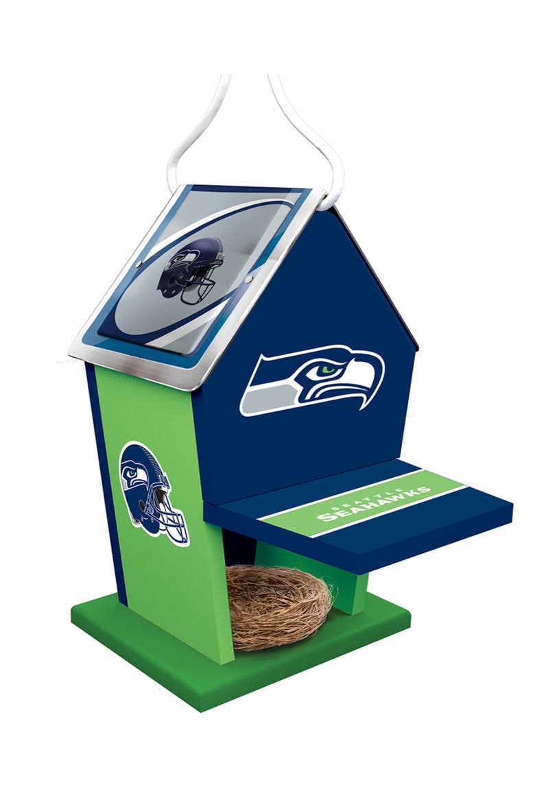 Seattle Seahawks Birdhouse, Alternate, color, Multicolor