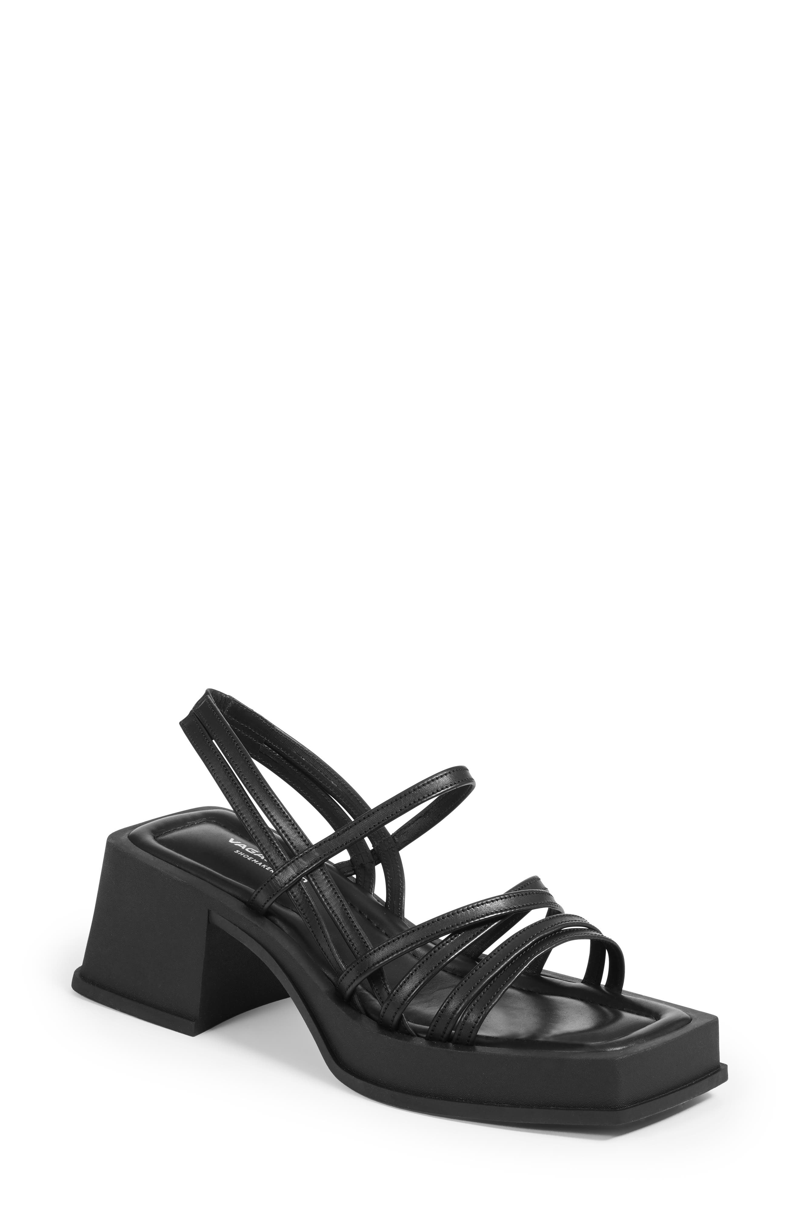 Vagabond Shoemakers Hennie Platform Sandal, Main, color, Black