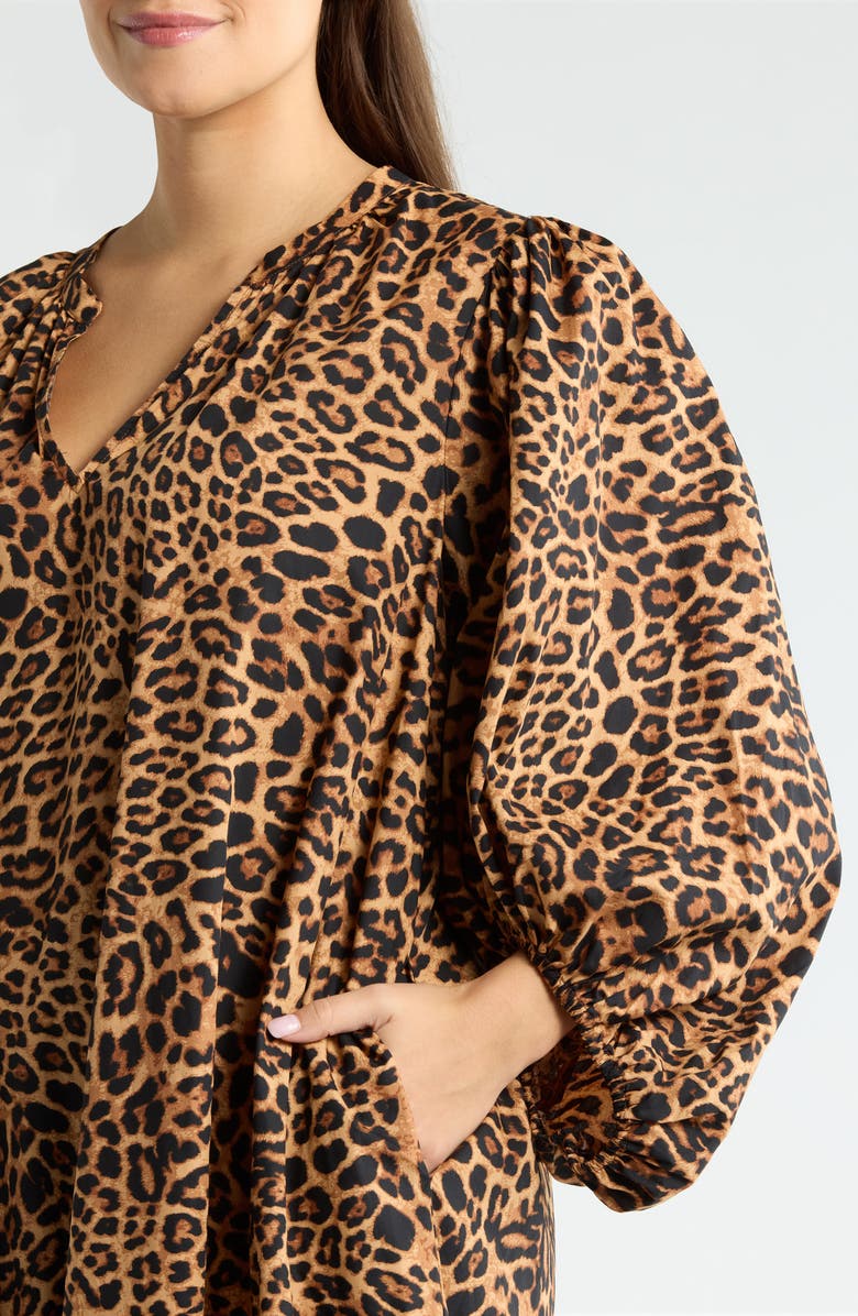 SUGARLIPS Leopard Shift Dress, Alternate, color, Leopard