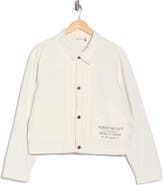 HONOR THE GIFT Logo Detail Cotton Corduroy Jacquard Jacket