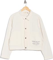 HONOR THE GIFT Logo Detail Cotton Corduroy Jacquard Jacket