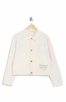HONOR THE GIFT Logo Detail Cotton Corduroy Jacquard Jacket