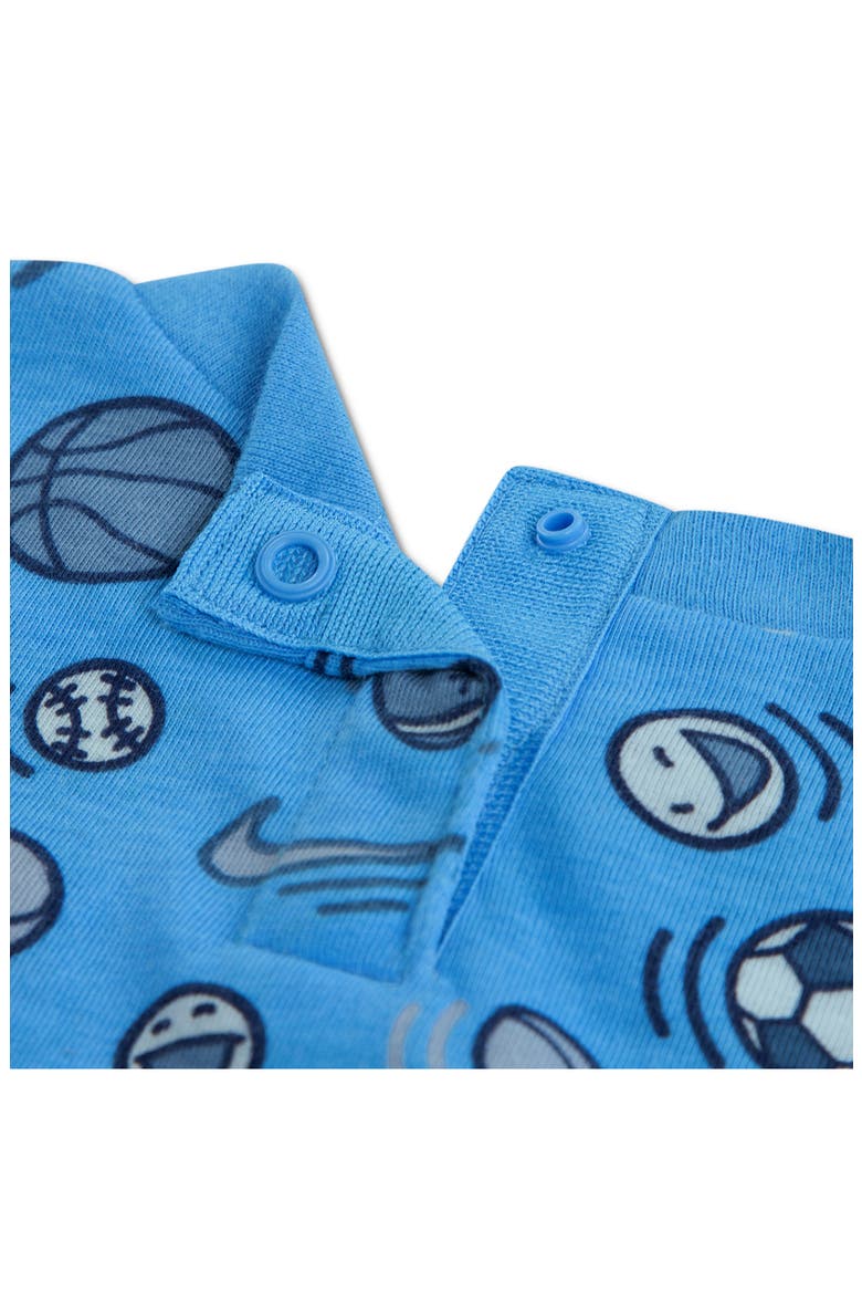 Swoosh Sportball Romper, Alternate, color, UNIVERSITY BLUE