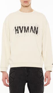 HVMAN Graphic Logo Crewneck Sweatshirt