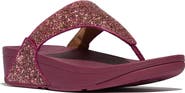 FitFlop Lulu Multi Tonal Glitter Toe Post Sandals
