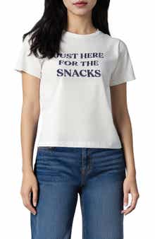 Wildfox Here For The Snacks Graphic T-Shirt