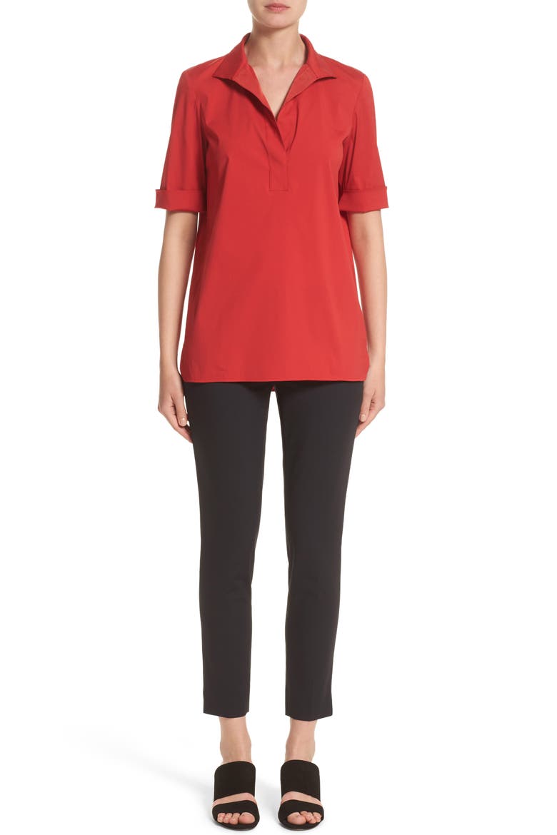 Stanton Slim Leg Ankle Pants, Alternate, color, BLACK