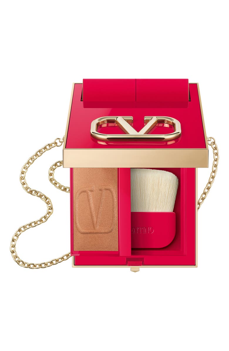 Valentino Go-Clutch Refillable Compact Finishing Powder, Alternate, color, 04 Medium Deep