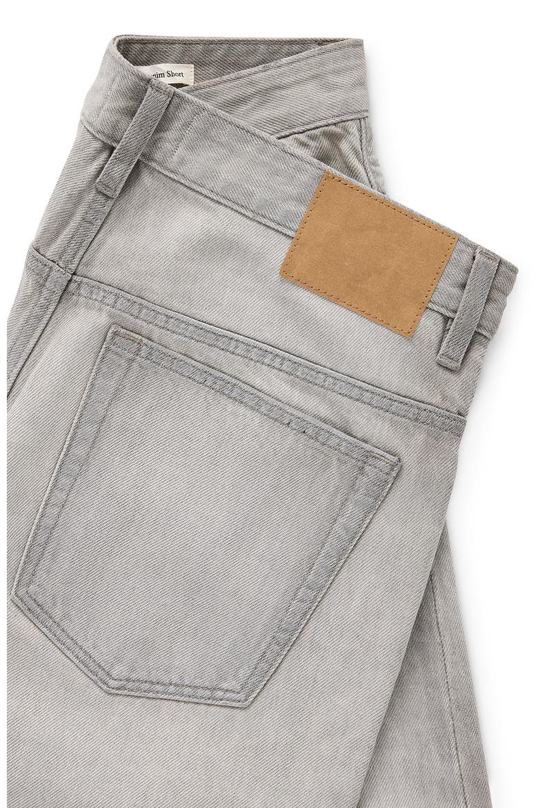 Men's Baggy Denim Short, Alternate, color, Ash Grey